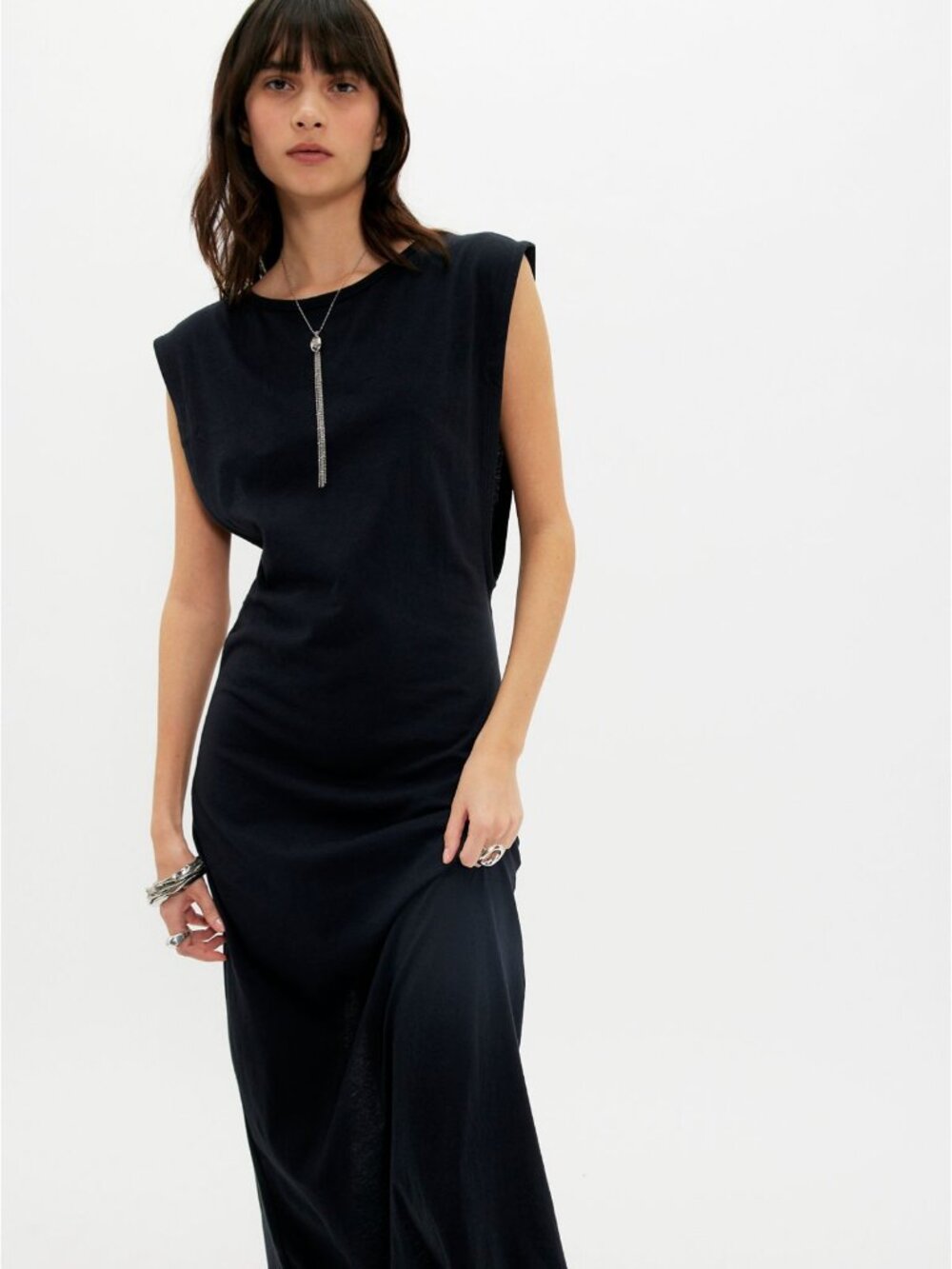 Free People Drift Street Cotton-Jersey Maxi Dress | New With Tags | Size: XS